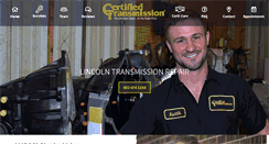 Desktop Screenshot of lincoln.certifiedtransmission.com