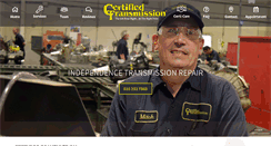 Desktop Screenshot of independence.certifiedtransmission.com